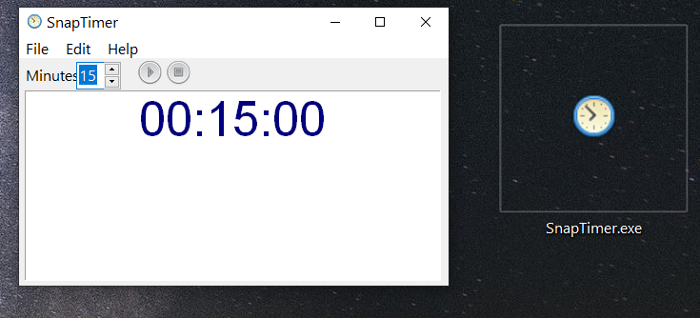 SnapTimer is een gratis Countdown Timer-software voor Windows 10