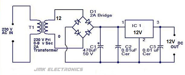 JMK Electronics Best training Provide for Electronics ... block diagram 7805 