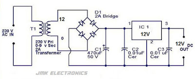 JMK Electronics Best training Provide for Electronics ... circuit diagram 7805 
