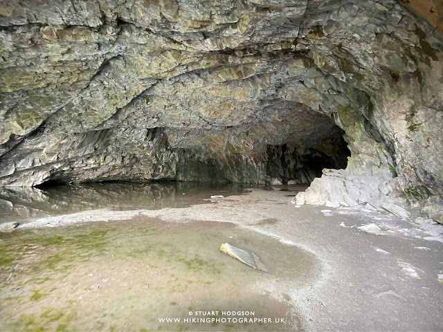 Rydal caves water walk route where