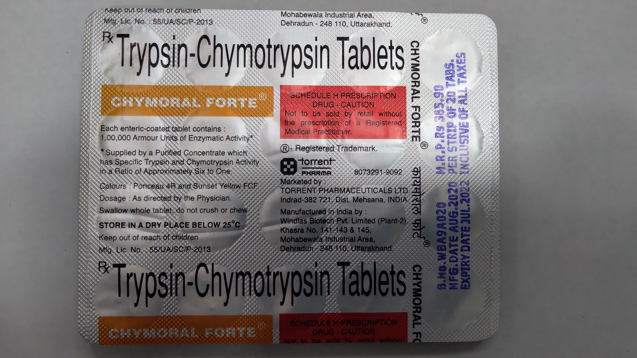 Chymoral Forte Tablet Uses Dosage Composition Sideeffects and Precautions