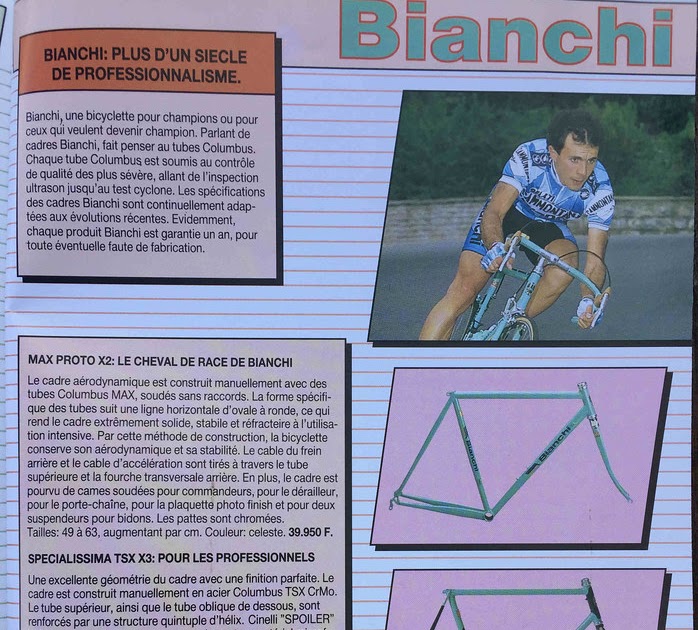 CATALOGUES BIANCHI BIANCHI 1989