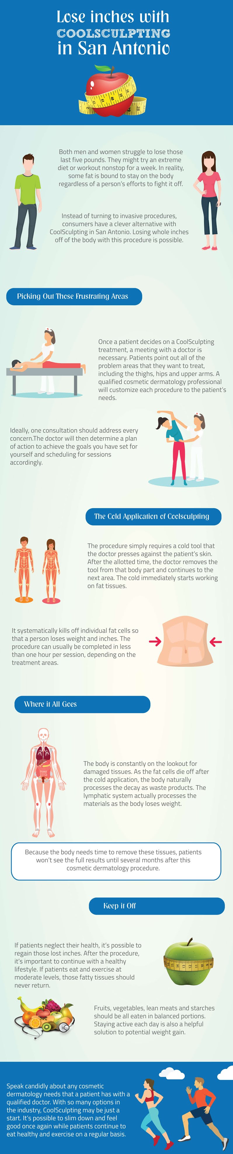 Lose Inches With Coolsculpting in San Antonio #infographic