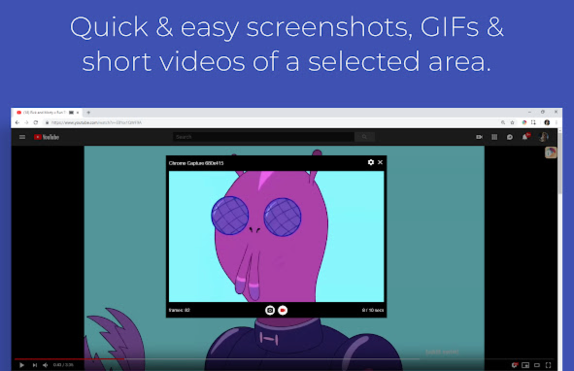 Make Animated Gif from  and other Video Sites in Chrome