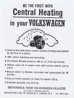 Central heating in your volkswagen