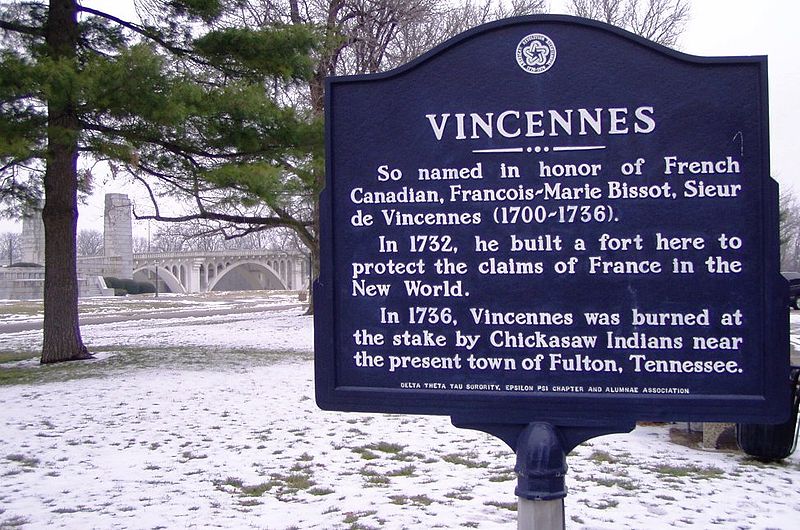 Urbain Tessier dit Lavigne Fort Vincennes, Indiana