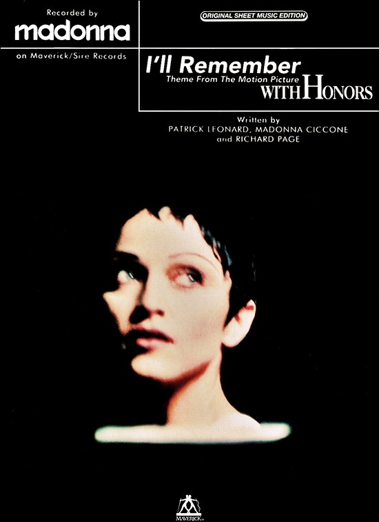 Madonna FanMade Covers I'll Remember Promo Art