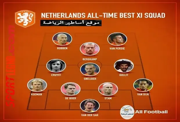 تشكيلة أفضل 11 لاعب في تاريخ هولندا