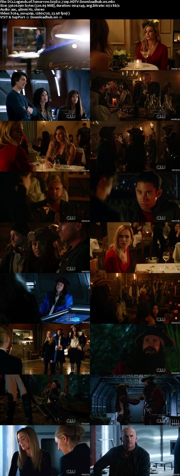 DCs Legends of Tomorrow S03E12 320MB HDTV 720p x264