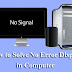 Computer में No Display Error को Repair कैसे करें?