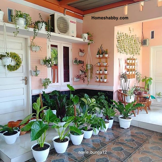 Teras Rumah Tampil Eksotis Dengan 7 Jenis Tanaman Hias Berikut Ini Homeshabby Com Design Home Plans Home Decorating And Interior Design