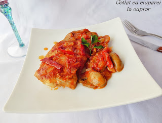 Cotlet cu ciuperci la cuptor