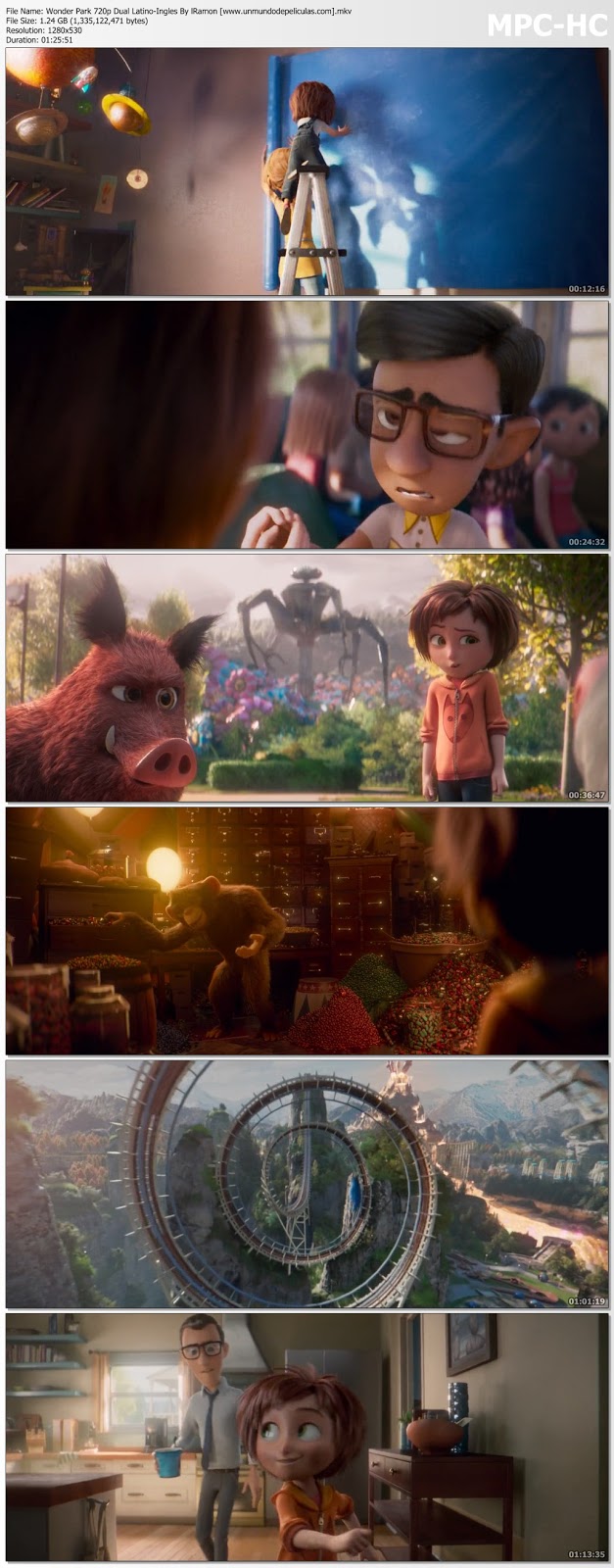 Capturas de la película.