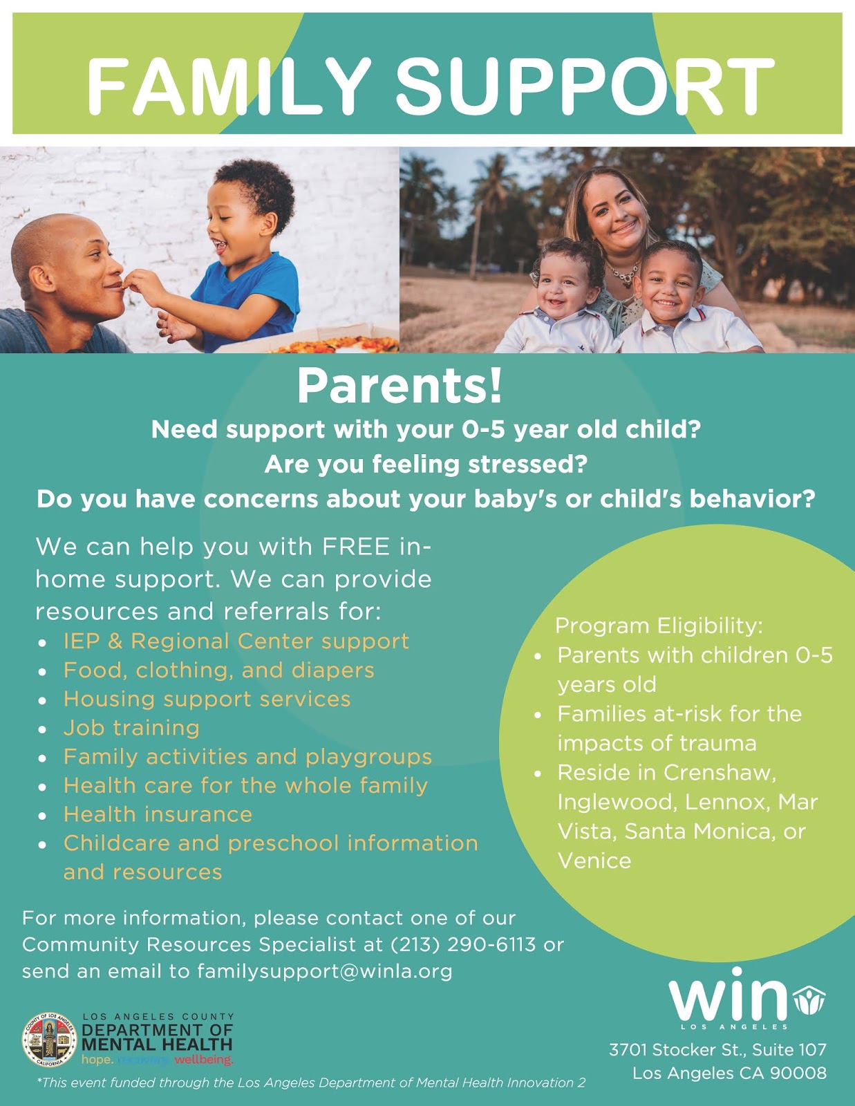 Walgrove Principal's Corner Support for Families