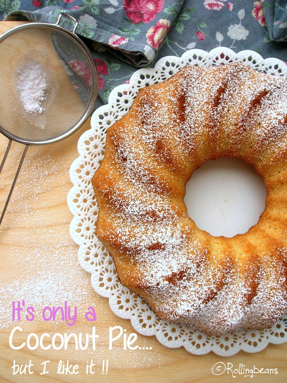 ciambella soffice al cocco (vegan)