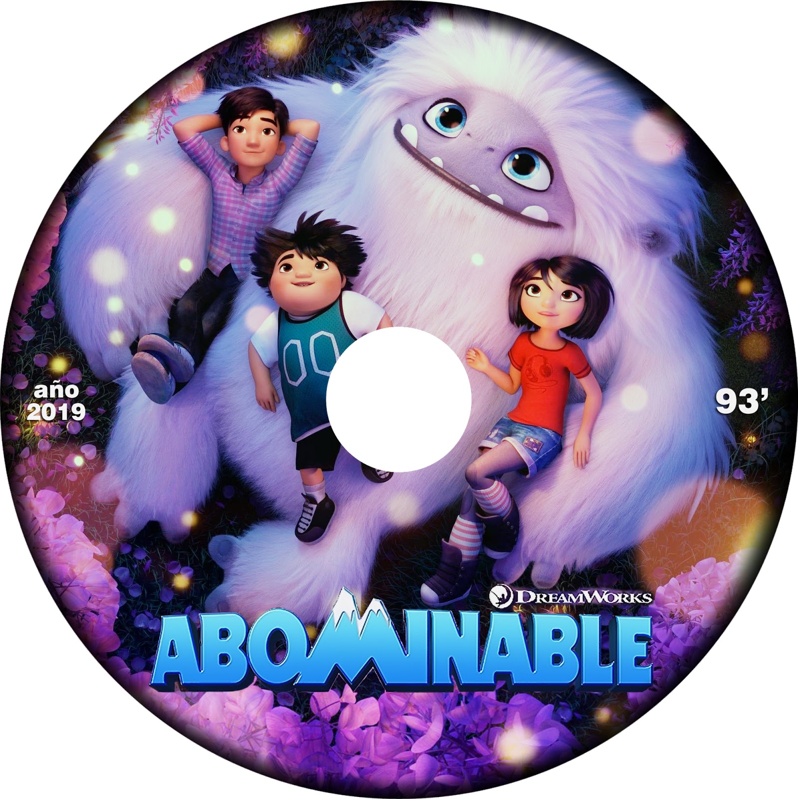 Caratulas de películas DVD para cajas CD Abominable [2019]
