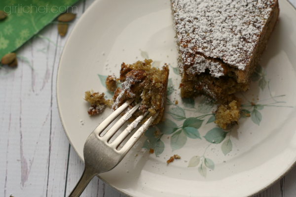 Pepita Cake with Mexican Chocolate and Tequila | www.girlichef.com