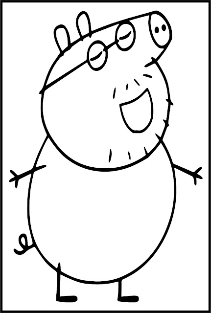 Free Peppa Pig coloring pages | Peppa Pig drawing book PDF | Printable