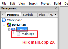 3# Menulis Code C++ Bahasa Programan C++