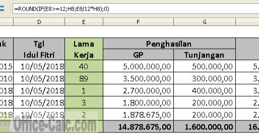 cara menghitung THR dengan akurat dan mudah dipahami