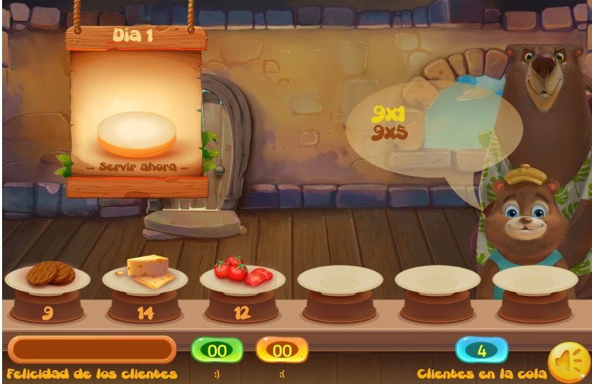 Actividad tablas de multiplicar.