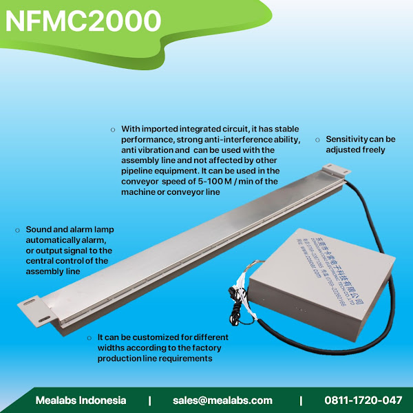 NFMC2000 Bar Needle Detector Mealabs Metal Detector Indonesia