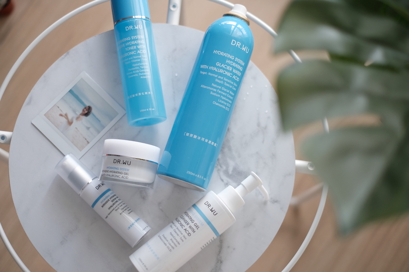 Download Long Lasting Hydrating Skincare Routine Dr Wu Hyalucomplex Hydrating System Chanwon Com Travel Beauty Blogger PSD Mockup Templates