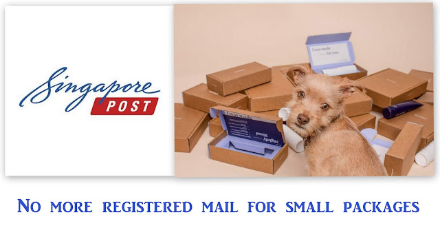 No more registered mail for small packages. higher airmail rates : Singpost