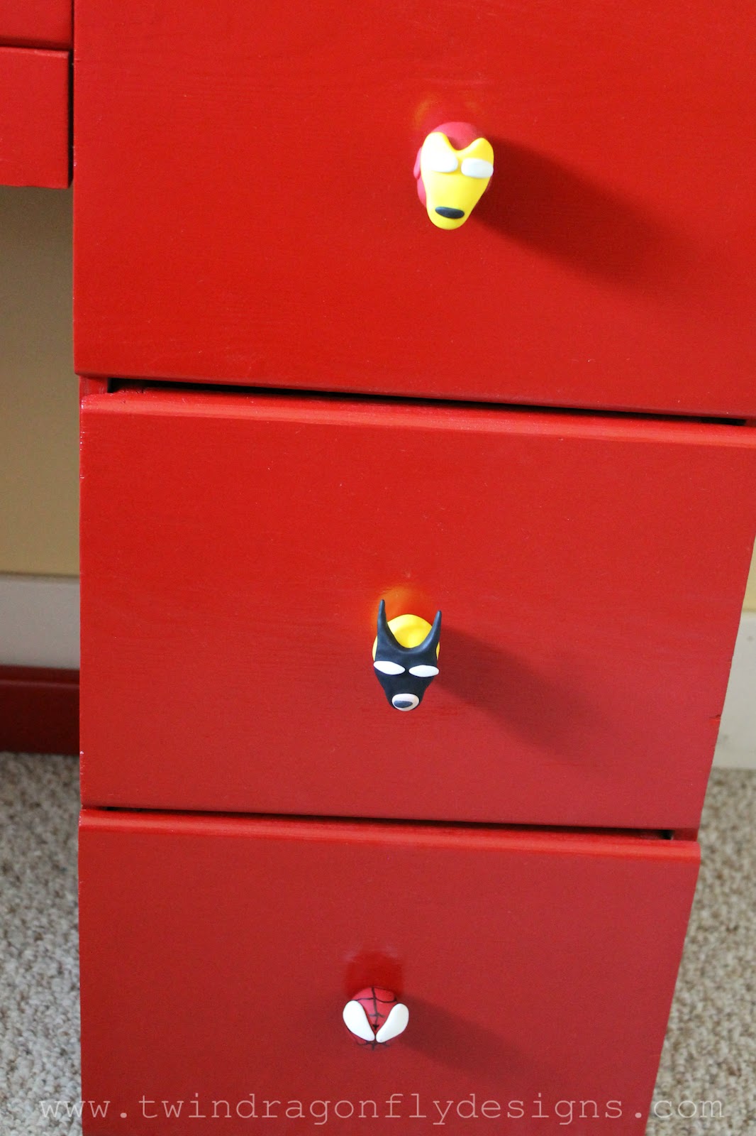 DIY Superhero Drawer Pulls » Homemade Heather