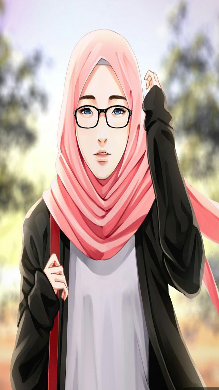 Download Wallpaper Muslimah Berhijab Terbaru 2021 - Gambar Kartun Muslimah