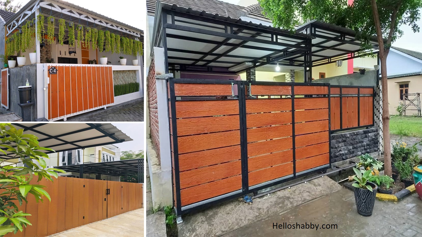 Inspirasi Pagar Woodplank Rumah Minimalis Modern ~ HelloShabby.com