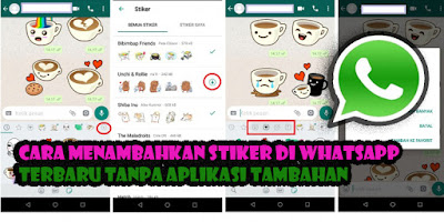 Cara Menambahkan Stiker Di Chat Whatsapp Terbaru Tanpa Aplikasi Tambahan Cara, Menambahkan, Stiker, Di, Chat, Whatsapp, Terbaru, Tanpa, Aplikasi, wa, android, aplikasi, sticker, membuat, tutorial,