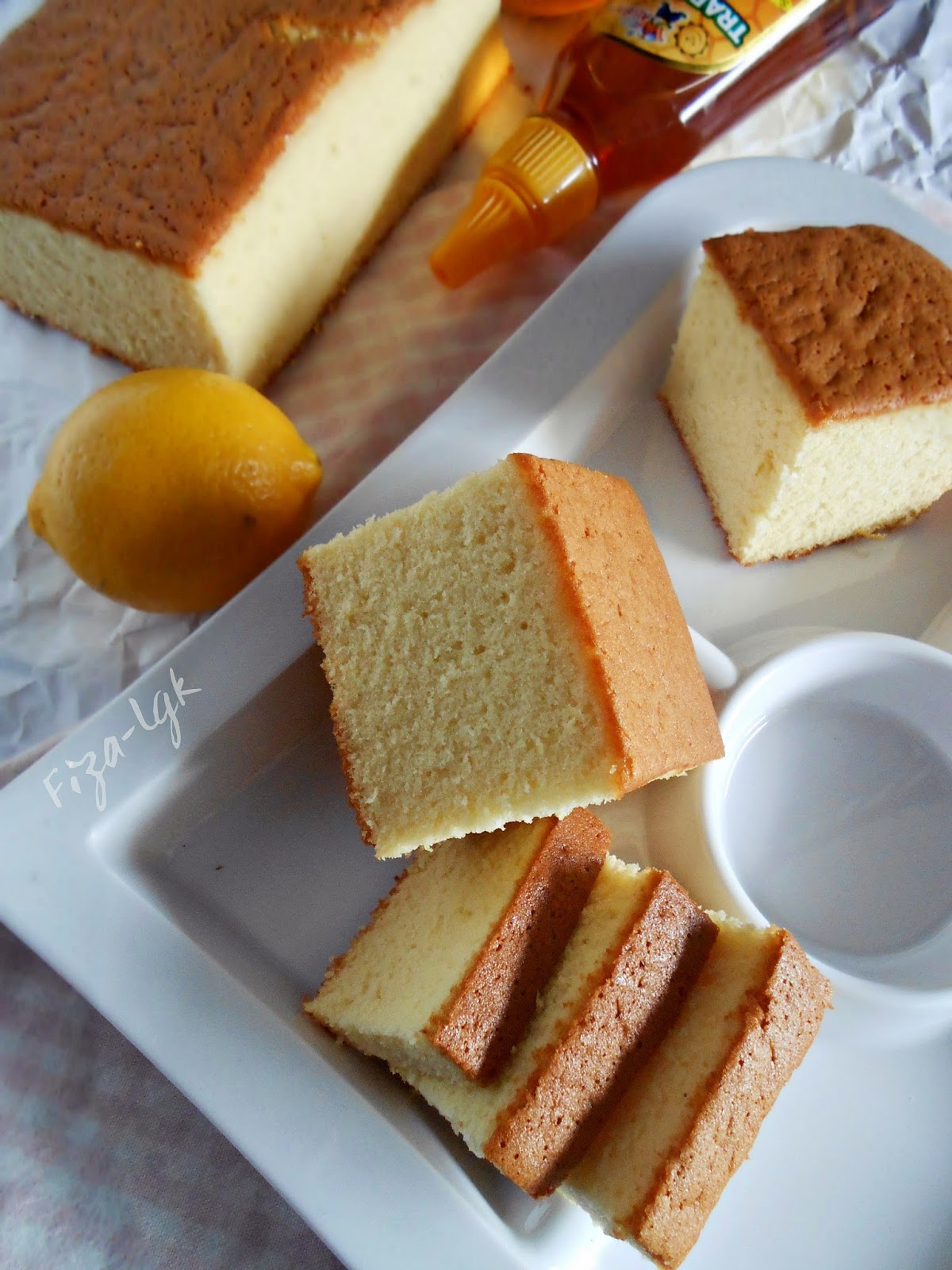 HONEY CASTELLA CAKE KASUTERA Fiza�s Cooking