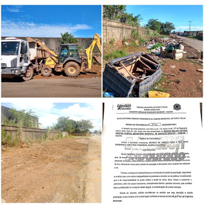 Semusb realiza limpeza no Bairro Caladinho a pedido do vereador Edimilson Dourado 2 Semusb realiza limpeza no Bairro Caladinho a pedido do vereador Edimilson Dourado