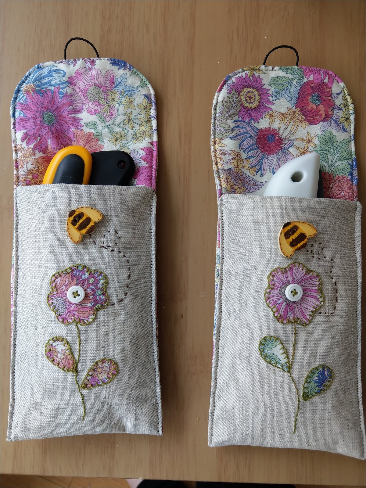 Strawberry Patches Rotary Cutter Case Tutorial