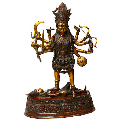 Goddess Kali-Brass Sculptures