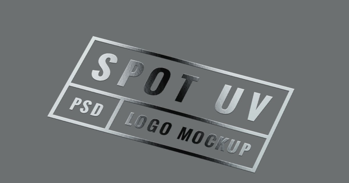 Download Free Mock up Design Photoshop: Spot UV Logo Mock Up Free Download PSD