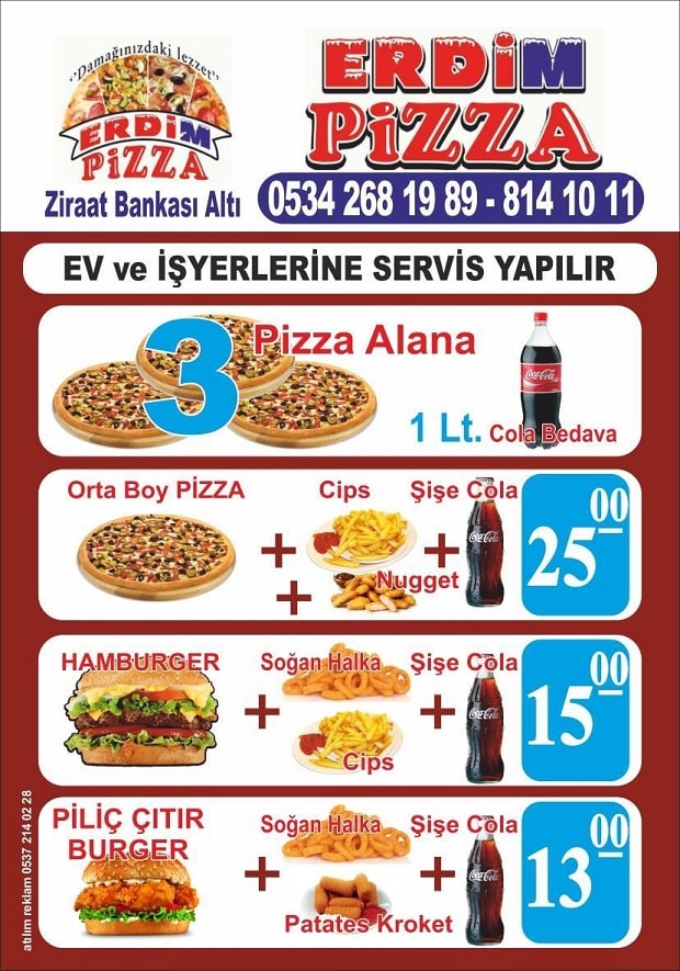 Erdim Pizza; Yeni Yılınız Kutlu Olsun Anamur Haberleri
