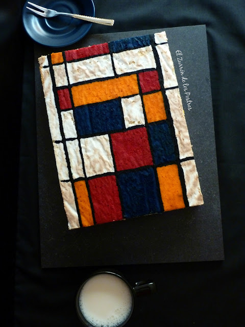 Tarta Mondrian
