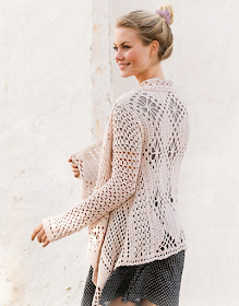 crochet summer jacket