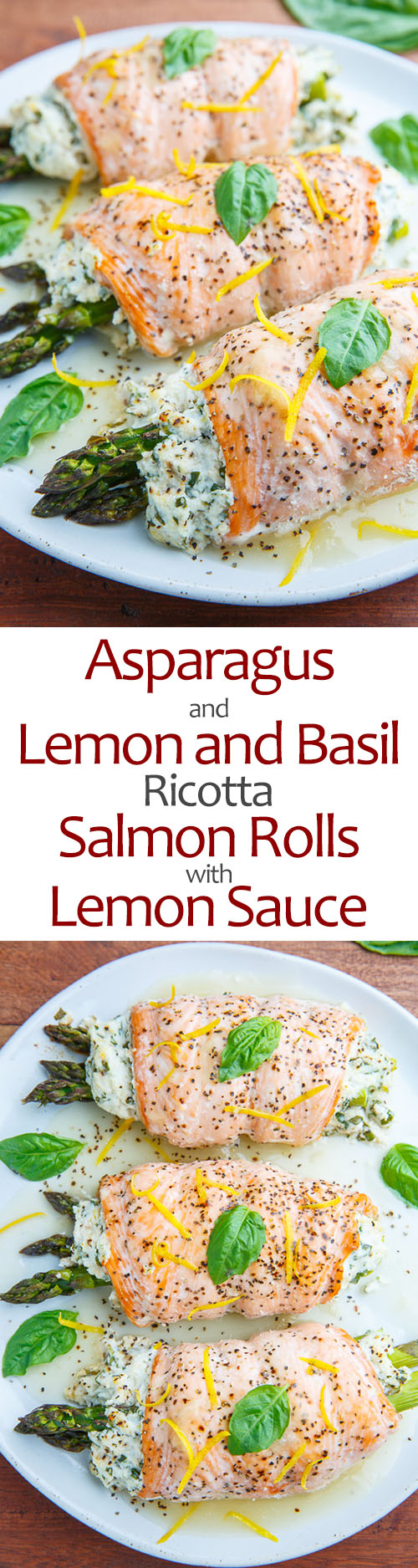 Asparagus and Lemon and Basil Ricotta Stuffed Salmon Rolls with Lemon Sauce Recipe on Closet Cooking Asparagus and Lemon and Basil Ricotta Stuffed Salmon Rolls with Lemon Sauce Recipe on Closet Cooking