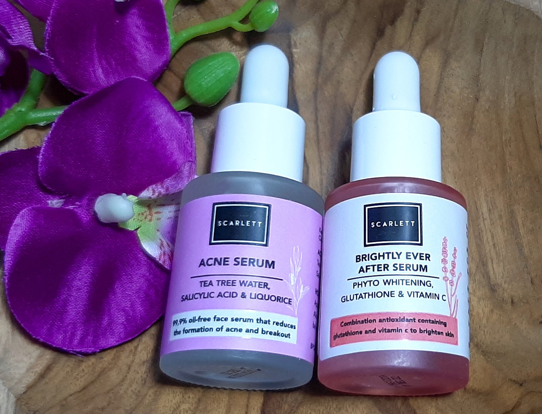 scarlett serum glowing
