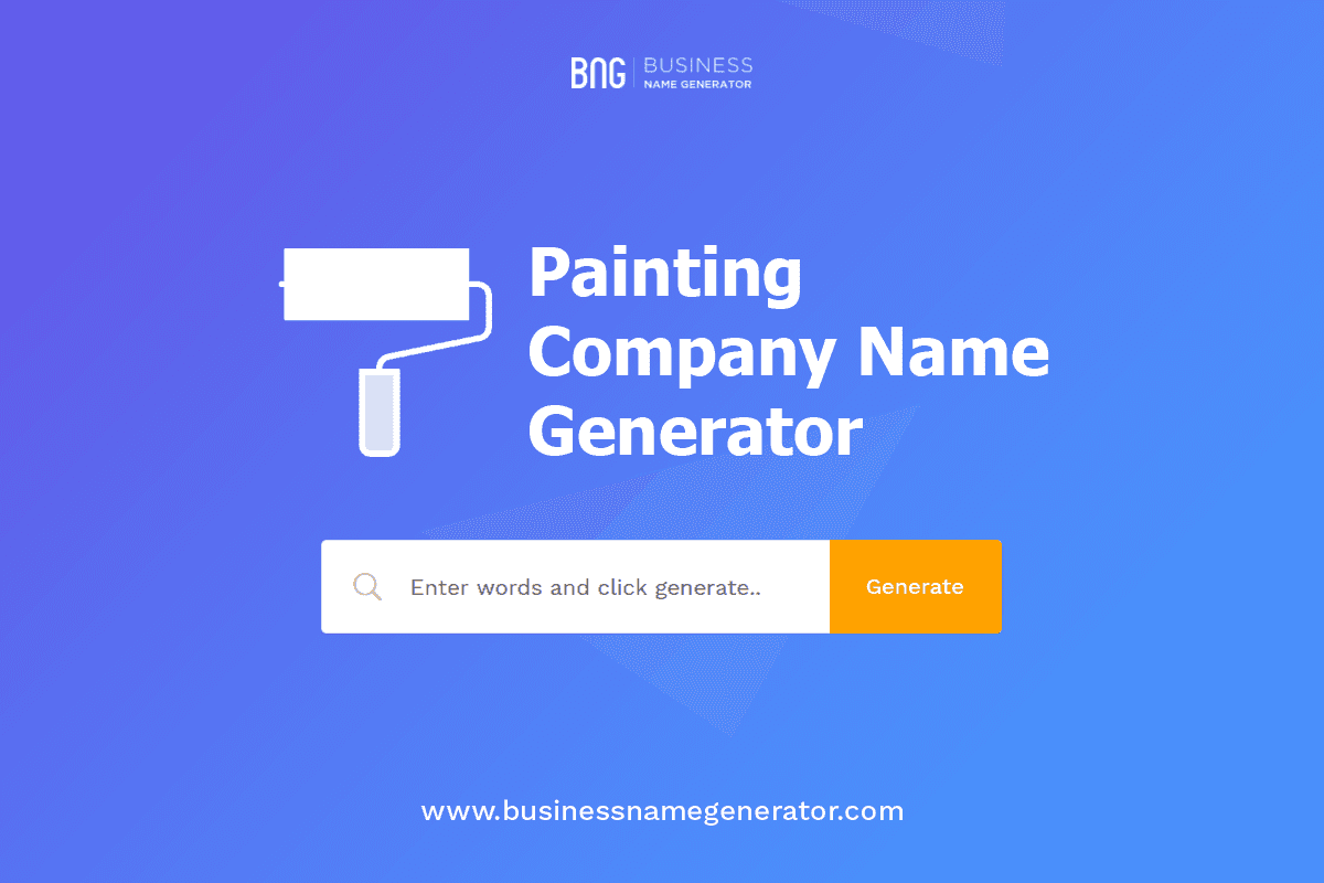 Painting Business Name Generator Invoice Template