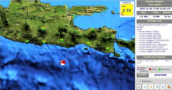 BMKG: Gempa Bumi Di Malang Hari Ini Terasa Sampai Bali dan Yogya