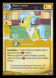 My Little Pony Mane Cureall, Veteran Vet Premiere CCG Card