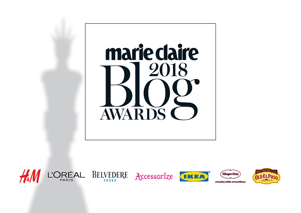 Nominee For Marie Claire Blog Awards 2018