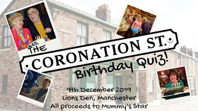 Coronation Street Blog: Coronation Street charity birthday quiz and party