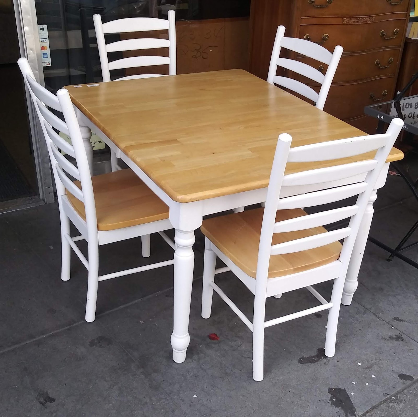 UHURU FURNITURE & COLLECTIBLES **SOLD** 97420 Country Style Ash Wood