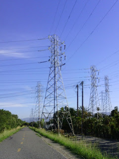 High voltage towers and lines along the Stevens Creek Trail (Narrative Clip)