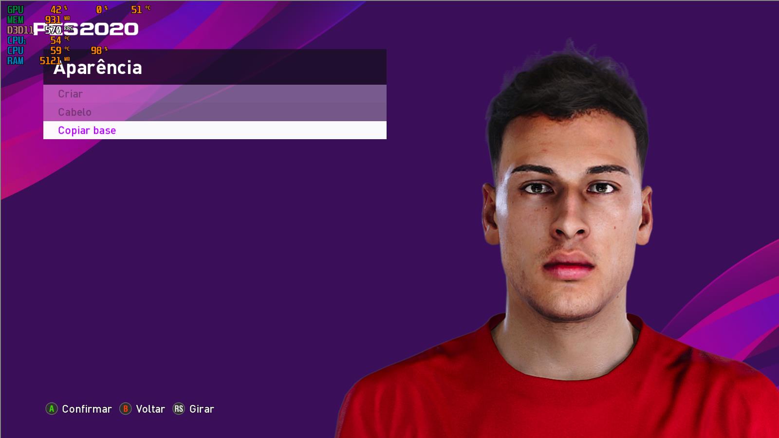 Gabriel Martinelli Pes20 Face By Lucas Facemaker